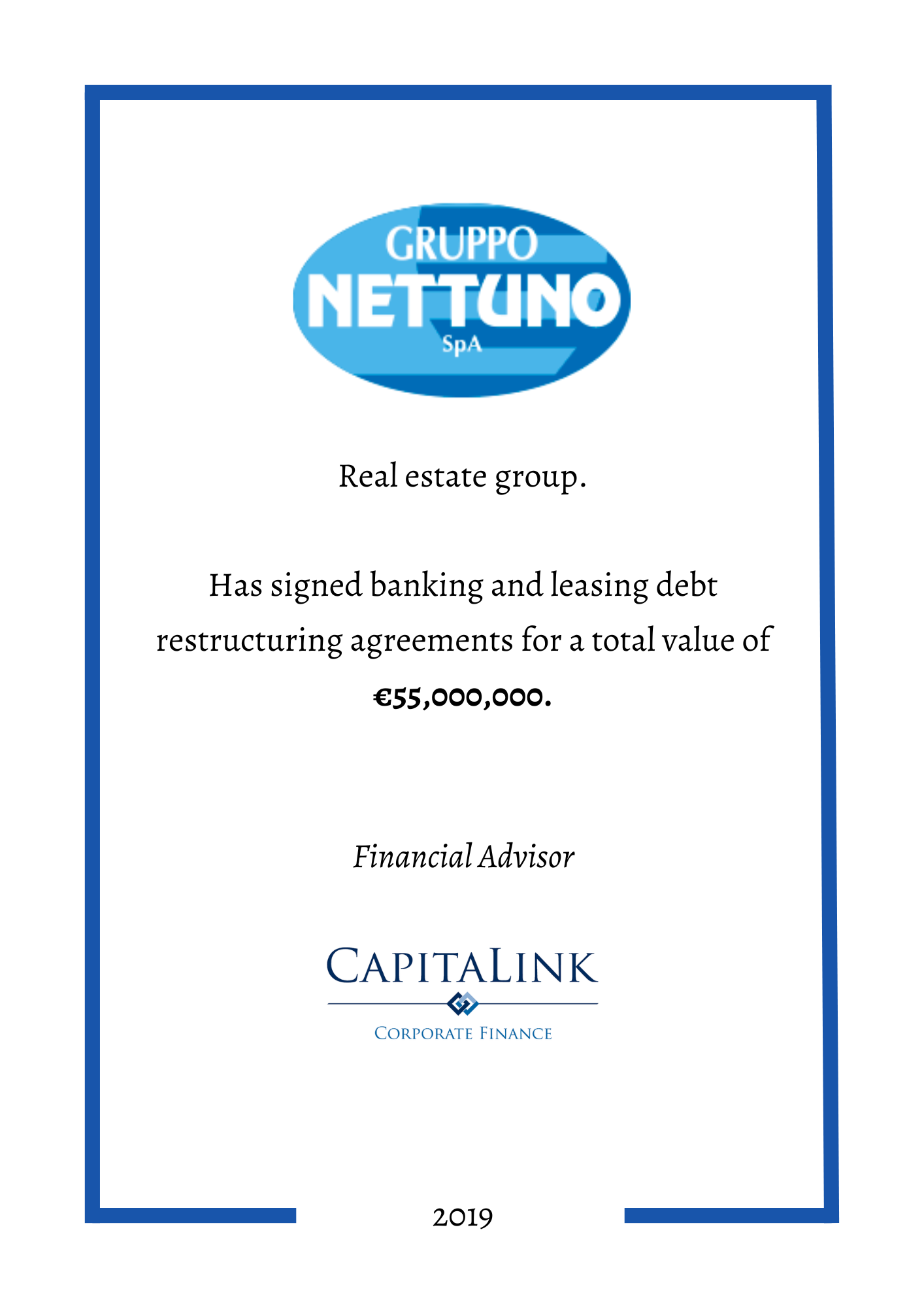 Gruppo Nettuno - Debt Restr